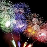 Салюты, фейерверки в Махачкале